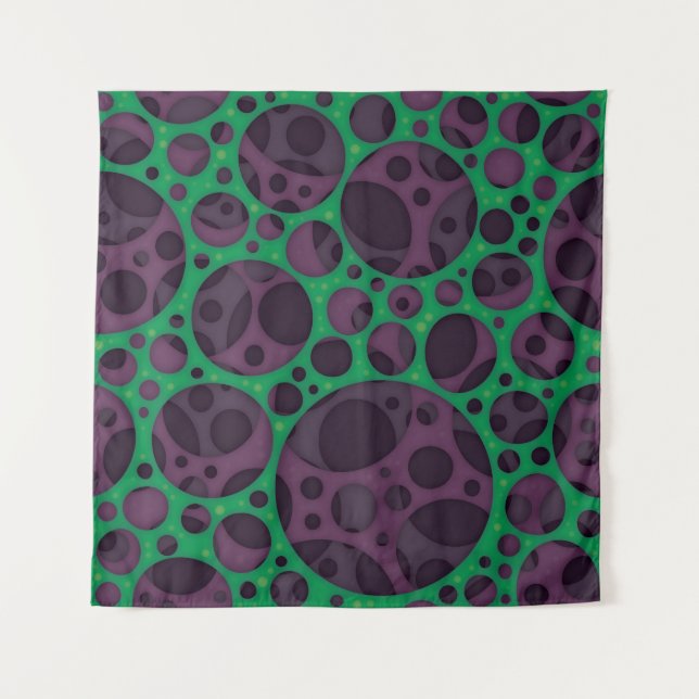 Tenture Motif de conception de trous minces Abstraits Trip (Devant)