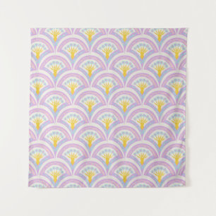 Tenture Motif de coquille de couleur pastel