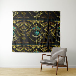Tenture Motif de design Aztec deux