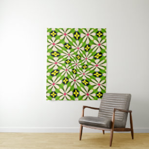 Tenture Motif de fleurs esthétiques
