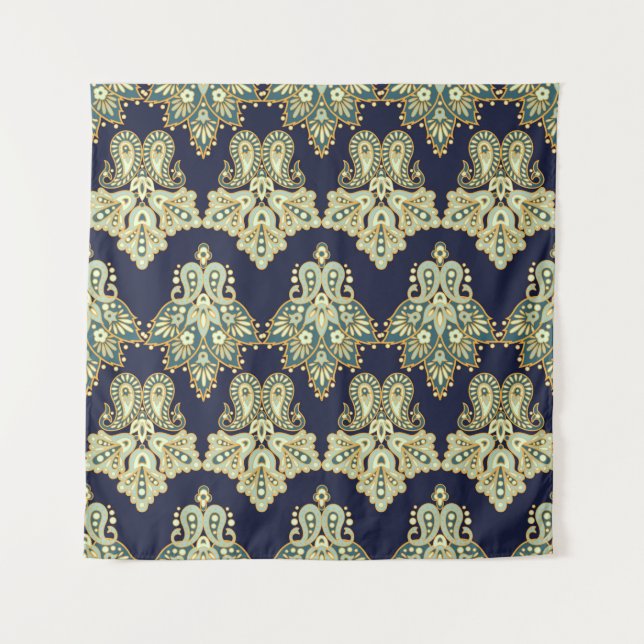 Tenture motif de fond numérique aquarelle sur textures  (Devant)