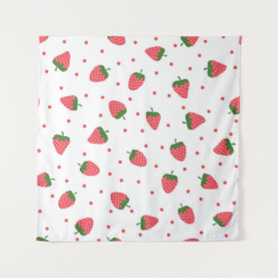 Tenture Motif de fraises