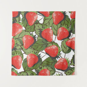 Tenture Motif de fraises
