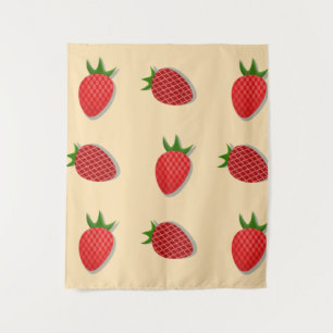 Tenture Motif de fraises pour les fruits à l'été bonnes vi