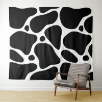 Motif de girafe abstraite noir et blanc