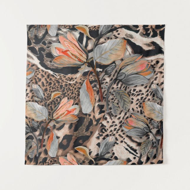 Tenture Motif de la peau animale africaine sauvage (Devant)