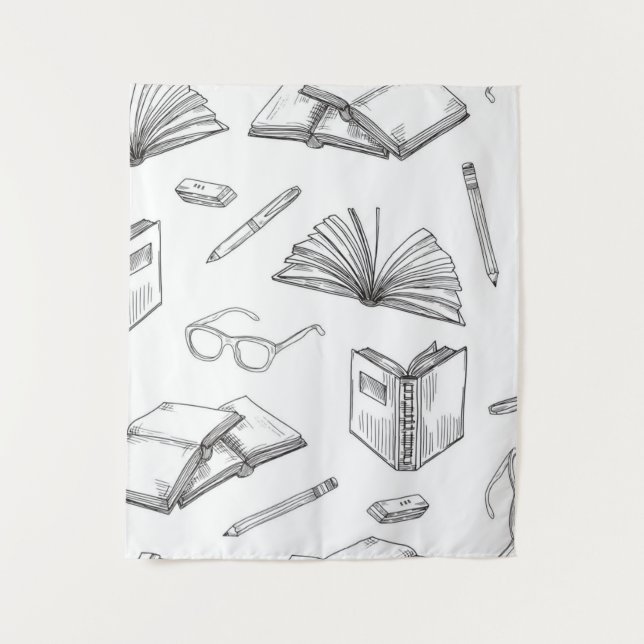 Tenture Motif de livre (Devant)