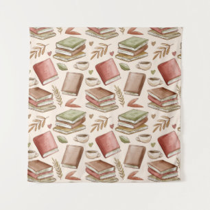 Tenture Motif de livre