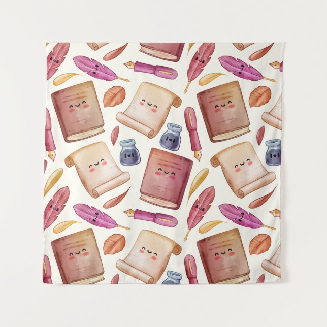 Tenture Motif de livre (Devant)