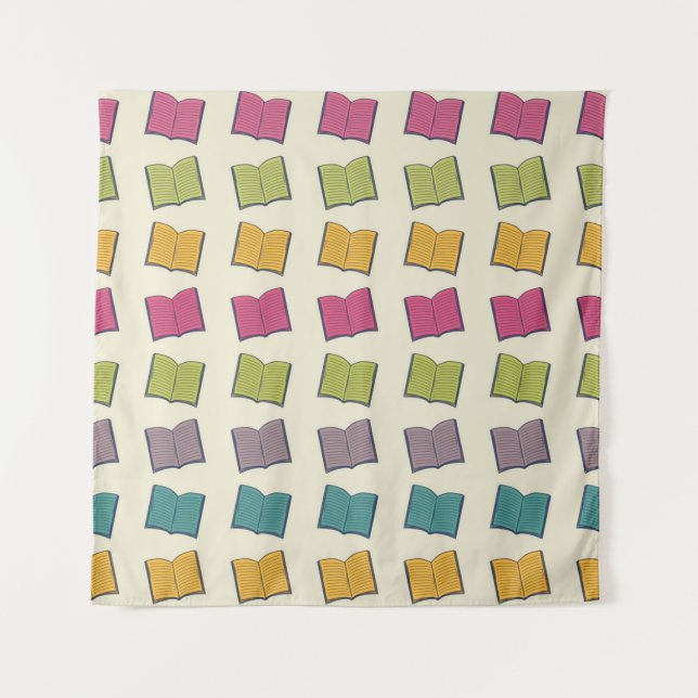 Tenture Motif de livre (Devant)