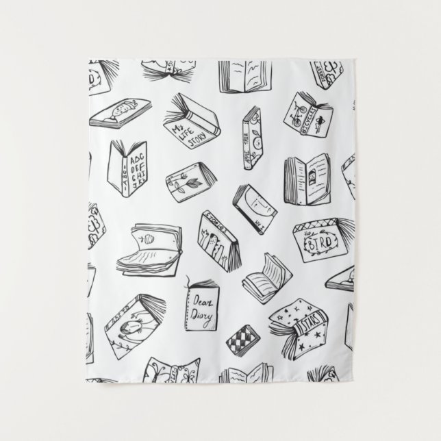 Tenture Motif de livre (Devant)
