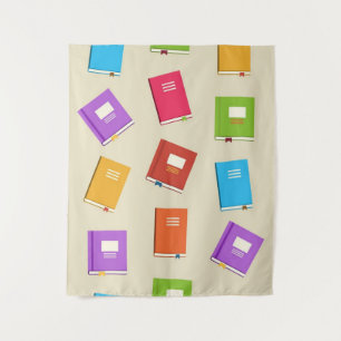 Tenture Motif de livre