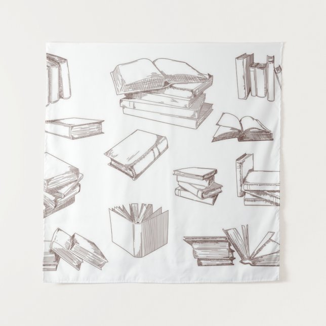 Tenture Motif de livre (Devant)