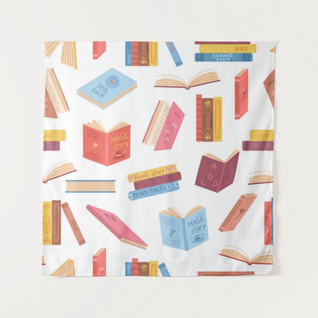Tenture Motif de livre (Devant)