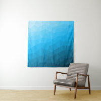Motif de maille géométrique à dégradé cyan bleu