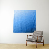 Motif de maille géométrique à dégradé de bleu clai