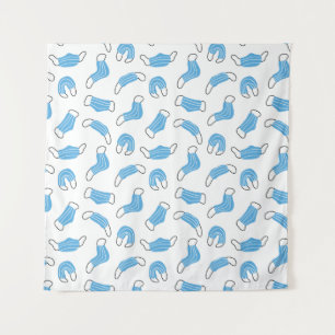 Tenture motif de masque Médicale