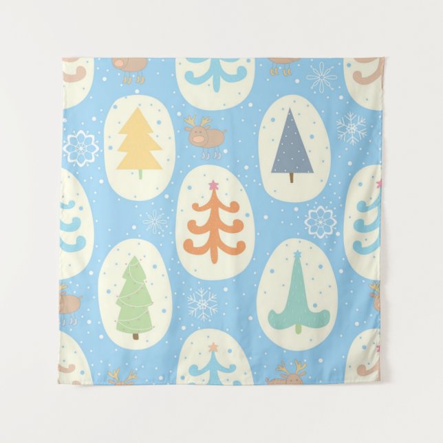 Tenture Motif de Noël (Devant)