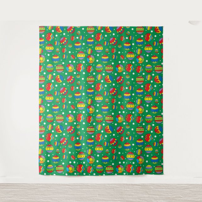 Tenture Motif de Noël (Devant)