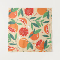 Motif de pamplemousse sans couture. Design moderne