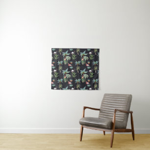 Tenture Motif de paume d'aquarelle