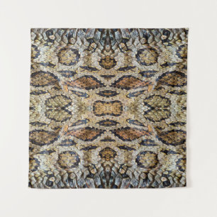 Tenture motif de peau de serpent. Poster de animal vintage