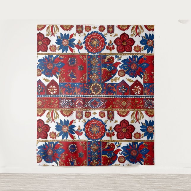Tenture motif de tapis serbe 6 (Devant)