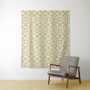 Tenture Motif de tuiles portugaises