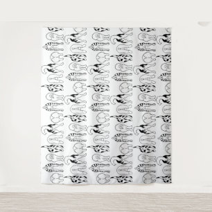 Tenture Motif des boutons de chien