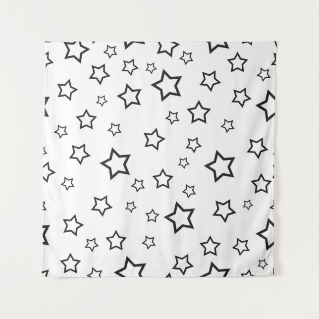 Tenture Motif d'étoiles (Devant)