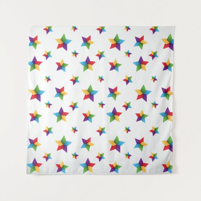 Tenture Motif d'étoiles (Devant)