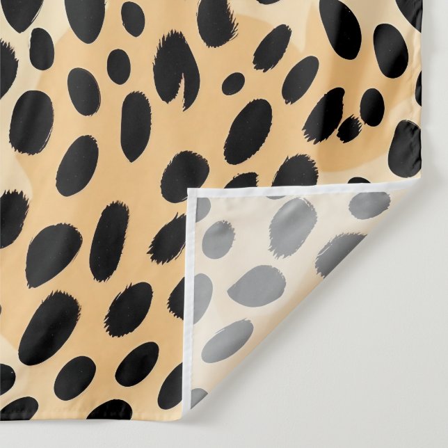 Tenture Motif d'impression Cheetah (Détail)