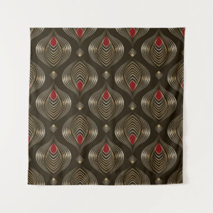 Tenture Motif en bronze antique sans couture vintage