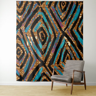 Tenture Motif en tissu de boue africain