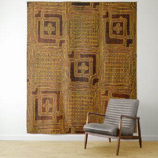 Tenture Motif en tissu Kuba