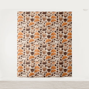 Tenture Motif esthétique de café moderne