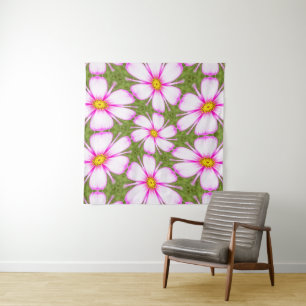 Tenture Motif Fleurs Cosmos