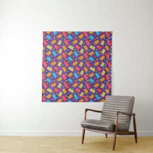 Tenture Motif floral coloré