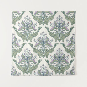 Tenture Motif floral damassé classique sans couture