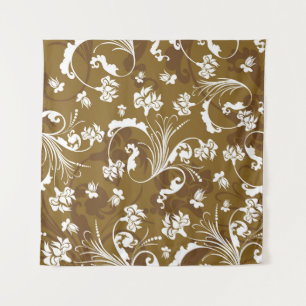 Tenture Motif floral incomparable. abstrait, art, arrière