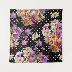Tenture Motif floral incomparable. Bouquet de fleurs sauva