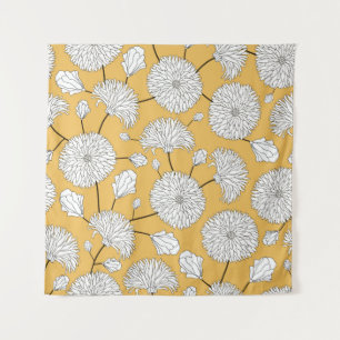 Tenture Motif floral incomparable. imprimer avec des fleur