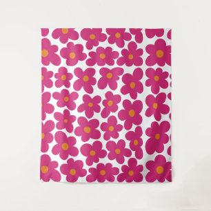 Tenture Motif floral rose