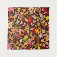 motif floral vintage dessiné à la main