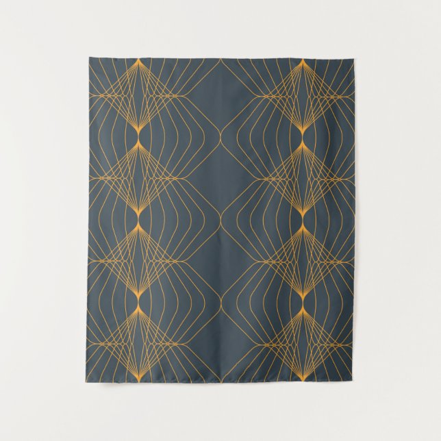 Tenture Motif graphique géométrique chic, élégant et simpl (Devant)