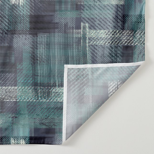 Tenture Motif grunge abstrait bleu gris texturé. (Détail)