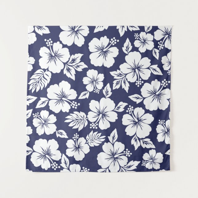 Tenture Motif Hibiscus (Devant)