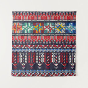 Tenture Motif Motif Palestinien Broderie.