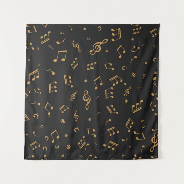 Tenture Motif musical (Devant)