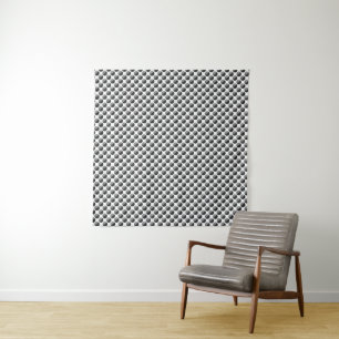 Tenture Motif noir et blanc Many Moons